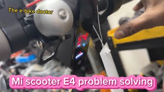 How to solve scooter E4error 4 problem  SD store  repair scooter [upl. by Dickens]