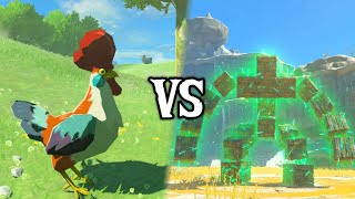 Flux Construct VS Cucco Army  Zelda Tears of the Kingdom [upl. by Enehs391]