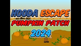 Hooda Escape Hooda Escape Pumpkin Patch 2024  Walkthrough  Hints  Cheats [upl. by Fu11]