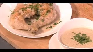 RECETA DE POLLO EN SALSA DE CHAMPIÑONES  COCINA HALAL [upl. by Hedvig]