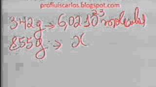 QUIMICA  exercicios Calculos Quimicos Luis Carlos part3mp4 [upl. by Ahsima]