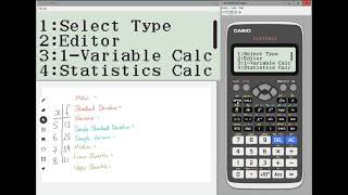 Classwiz HowTo Finding the Mean Standard Deviation amp Quartiles from a Frequency Table [upl. by Ledairam685]