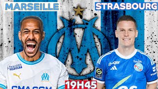 OLYMPIQUE DE MARSEILLE  RC STRASBOURG  LE LIVE🔵⚪ALLEZ LOM 🔥🔥VITINAH BUTEUR ⚽ TEAMOM OMRCSA [upl. by Ardnuyek]