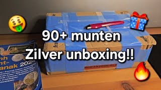 90 Munten Zilver Unboxing😏 [upl. by Merrell]