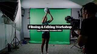 Filmmaking amp Editing Essentials Workshop  Jack Tompkins 30th October 2024 [upl. by Eittol]