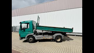 DAIMLERBENZ Atego 818 K 4x2 Grüne Plakette [upl. by Laerol]