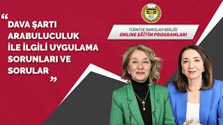 DAVA ŞARTI ARABULUCULUK İLE İLGİLİ UYGULAMA SORUNLARI VE SORULAR [upl. by Edelson]