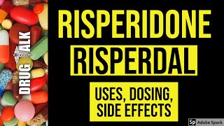 Risperidone Risperdal  Uses Dosing Side Effects [upl. by Leummas]