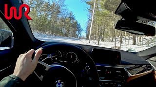 2018 BMW 540i M Sport G30  Tedward POV Test Drive Binaural Audio [upl. by Tove378]