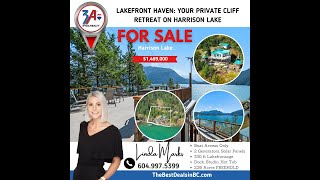 Lakefront Haven Your Private Cliff Retreat on Harrison Lake 22 ACRES FOR SALE [upl. by Reichert]