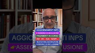 🛑ASSEGNO DI INCLUSIONE 👉 NUOVE LAVORAZIONI SFLAUUNASPIRENZI PENSIONI youtube shortsyoutuber [upl. by Llerehc]