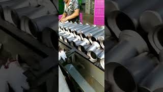 stainless steel thermos bottle flask manufacturing machine pressing tumbler annealing machine [upl. by Salmon118]