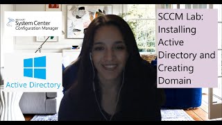 SCCM Lab Installing Active Directory and Creating Domain  Part 4 [upl. by Hadwyn]