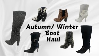 Knee High amp Ankle Boot Haul [upl. by Evets961]