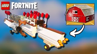 Anarchy Acres Airplane in LEGO Fortnite Tutorial [upl. by Ronda30]