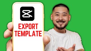 How To EXPORT TEMPLATE in CapCut QUICK and EASY [upl. by Apostles]