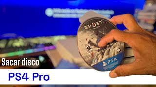 Cómo expulsar un disco de PS4 Pro [upl. by Yelyac]