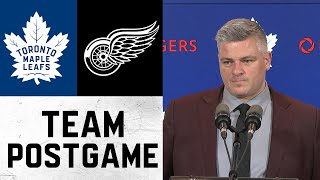 Maple Leafs Media Availability  Postgame vs Detroit Red Wings  January 14 2024 [upl. by Maryn]