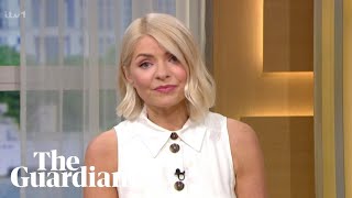 Shaken let down and worried Holly Willoughby addresses Phillip Schofields ITV exit [upl. by Eiralc]