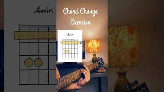 Chord Change Exercise guitar cover tutorial viralvideo shortvideo [upl. by Nedyrb]