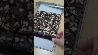 Brownies fudgy almond shortsvideo shorts short [upl. by Ardyaf754]