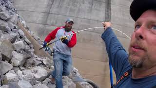 Snagging Asian Carp at Ky Dam [upl. by Aicatsue]