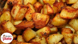 CRISPY ROAST POTATOES RECIPE  Nonna Best Roasted Potatoes in Oven [upl. by Arataj395]