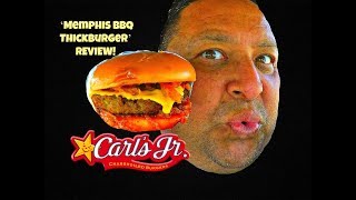 Carl’s Jr Hardee’s ‘Memphis BBQ Thickburger’ REVIEW [upl. by Gudrun766]