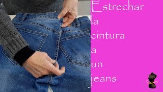 Estrechar la cintura a un pantalón vaquero [upl. by Emalee]