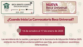 Cuando Se Inicia La Convocatoria Para El Registro de Beca Universal 20242025 [upl. by Jeffries]