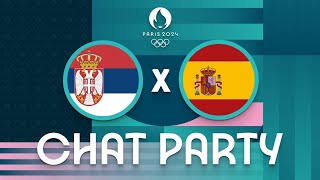 Serbia v Spain  Womens Olympic Basketball Tournament Paris 2024  Chat Party ⚡🏀 [upl. by Philipines]