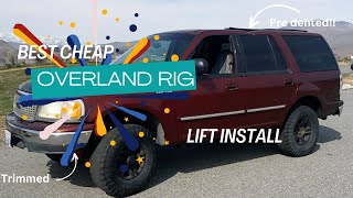 500 Overland Ford Expedition Build Time for a lift [upl. by Idnas]