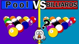 The Difference Between Pool and Billiards [upl. by Ahsrat637]