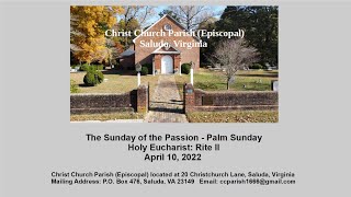 The Sunday of the Passion Palm Sunday  April 10 2022 [upl. by Cornell]