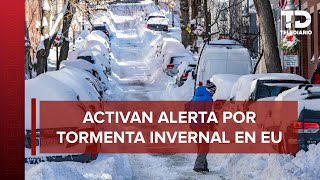 Tormenta invernal golpea a Estados Unidos y deja 9 entidades sin electricidad [upl. by Berns]