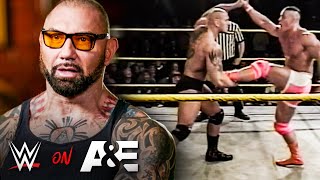 John Cena and Batista “pushed the hell out of each other” AampE WWE Rivals John Cena vs Batista [upl. by Linetta]