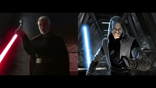 Versus Series Count Dooku Vs Galen Marek [upl. by Nivrad]