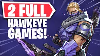 22 MINUTES of Full HAWKEYE Gameplay amp GAMES In Marvel Rivals [upl. by Vick]