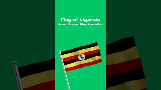 Uganda 🇺🇬 Flag Animation 4K [upl. by Alan]