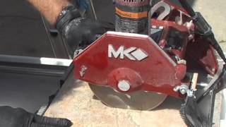 MK370EXP Wet Cutting Tile Saw [upl. by Lorelle]