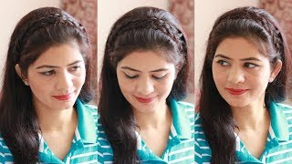 अपने बालों से Hairband Hairstyle कैसे बनाएं  चोटी का हैडबैंड कैसे बनाएं  Headband Hairstyle [upl. by Hildebrandt798]