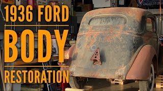 1936 Ford Restoration Part 5  Underbody Finishing [upl. by Derzon]