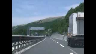 Autostrada A24 East San Rocco Tunnel [upl. by Whetstone]