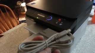 Samsung Xpress Multifunction Printer Installation Review [upl. by Sulrac]