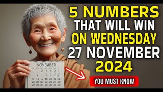 Lucky Numbers 5 NUMBERS TO WIN JACKPOT on Tuesday 19th NOVEMBER 2024  Buddhist Philosophy [upl. by Winni]