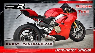 Ducati Panigale V4S 💥 Dominator Exhaust amp Decat🔥 Sound Test 🔊 Pure Sound 🎧 HQ Sound 🇵🇱 ⚡ [upl. by Lissi]