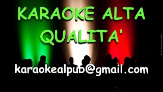 Modà Tappeto di fragole KARAOKE ALTA QUALITA [upl. by Baxy]