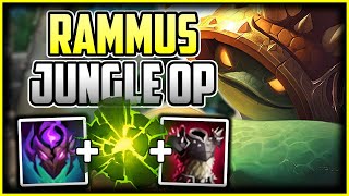 HOW TO PLAY RAMMUS JUNGLE  Best Builds amp Runes  S Rammus Commentary Guide League of Legends [upl. by Nialb337]