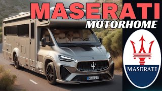 MASERATI Motorhome  Caravan Concept 2024 [upl. by Ahsirtap]