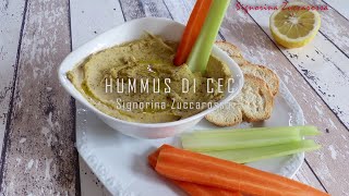 🥗🥗 Hummus di Ceci 🥗🥗 PRONTO IN 5 MINUTI [upl. by Lyj]